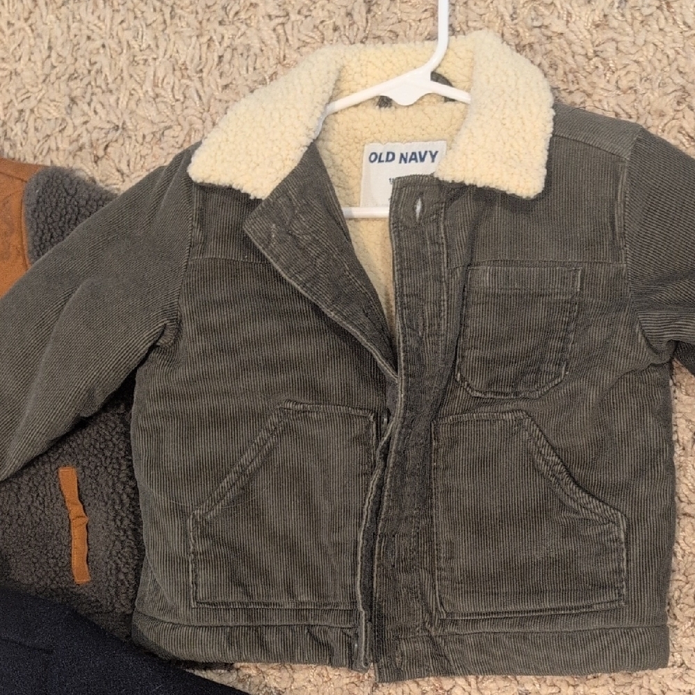 Old Navy Kids' Jacket Set - Black, Gray, Tan, Cream - Picture 6 of 7